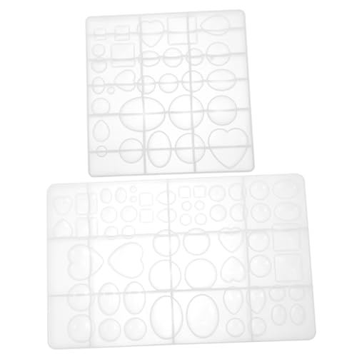 Anneome 2Stücke DIY Silikon Gießformen für Schmuck Teiliges Cabochons für Anhänger und Kunstwerke mit Flexiblen und Langlebigen Materialien Anneome 2Stücke DIY Silikon Gießformen für Schmuck Teiliges Cabochons für Anhänger und Kunstwerke mit Flexiblen und Langlebigen Materialien von Anneome