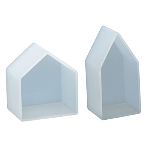 Anneome 2Stücke Silikon DIY Formen Kreative Hausformen für Dekorative Handwerksprojekte für Epoxidharz und Kunsthandwerk Praktisch und Leicht zu Reinigen Anneome 2Stücke Silikon DIY Formen Kreative Hausformen für Dekorative Handwerksprojekte für Epoxidharz und Kunsthandwerk Praktisch und Leicht zu Reinigen von Anneome