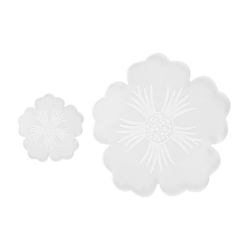 Anneome 2Stücke Silikonformen für Blüten und Untersetzer DIY Epoxidharz Gussform für Obsttablett und Teetassenuntersetzer Einfach zu Entformen Transparent mit Glatter Oberfläche Anneome 2Stücke Silikonformen für Blüten und Untersetzer DIY Epoxidharz Gussform für Obsttablett und Teetassenuntersetzer Einfach zu Entformen Transparent mit Glatter Oberfläche von Anneome