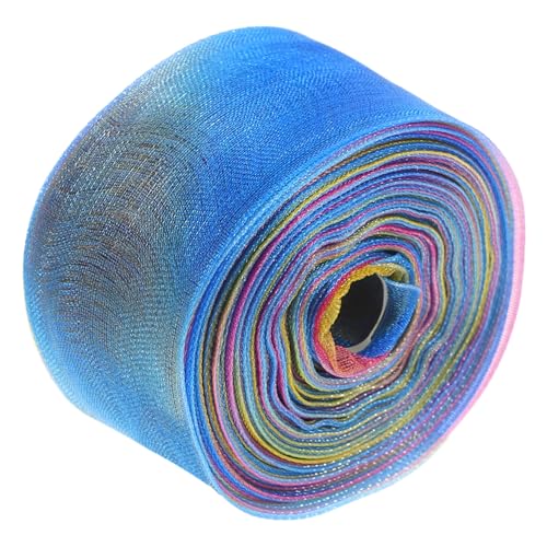 Anneome 2pcs Sheer Chiffon Ribbon Organza Ribbon Klares Stoffband Zum Verpacken Von Hochzeitsstrauß -wickelbaum - Bögen DIY -handwerk von Anneome