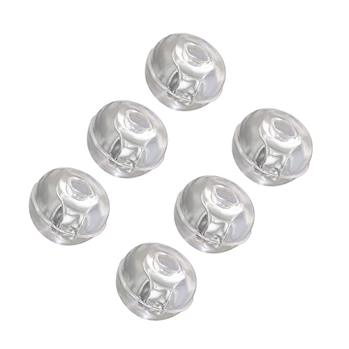 Anneome 3 Paare Ohrsteckerkappe Nieten Ohrringe Ohrringverschlüsse f Rücken Ohrhaken Aus Sterlingsilber Kreis Unterstützungen Ohren Zubehör Post Ohrstecker Für Ohrstecker Ball Silver von Anneome