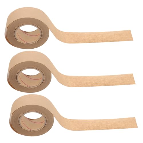 Anneome 3 Rollen Wasseraktiviertes Klebeband Papierdichtband für Bilderrahmen Aquarellrahmung und Kunstwerke Befestigung Langlebig und Schonend von Anneome