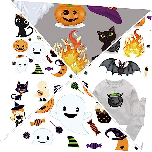 Anneome 3 Stk. Teiliges Halloween Bügelbild Set Hitzebeständige DIY Heat Transfer Patches mit Kürbis Motiven Langlebig für Kleidung und Halloween Dekoration Anneome 3 Stk. Teiliges Halloween Bügelbild Set Hitzebeständige DIY Heat Transfer Patches mit Kürbis Motiven Langlebig für Kleidung und Halloween Dekoration von Anneome