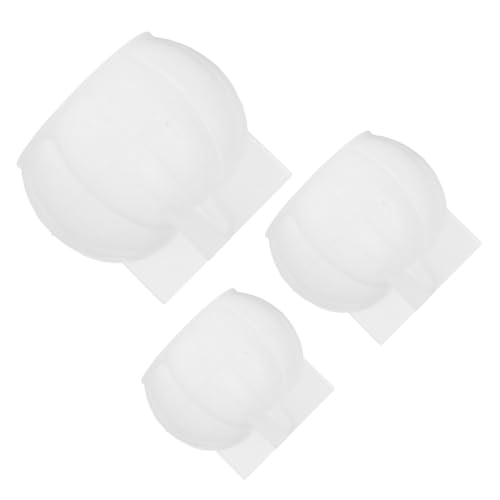 Anneome 3 Stück Silikonform Halloween Kürbis Gießform Kristall Harz Sand Oberfläche Kerzen Seife Plaster Formen DIY Aromatherapie Kuchen Schokolade Dekoration von Anneome
