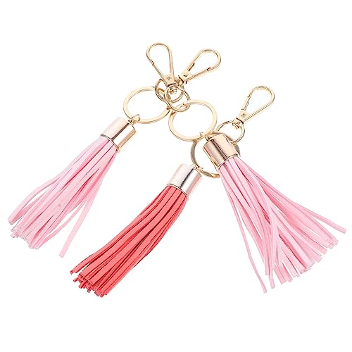 Anneome 3 Stück Taschenanhänger Zum Aufhängen Schlüsselanhänger Quasten Masse Bausatz Für Armbänder Aus Tonperlen Handgefertigte Diy-quasten Reize Schlüsselanhänger Süß Schlüsseltasche von Anneome
