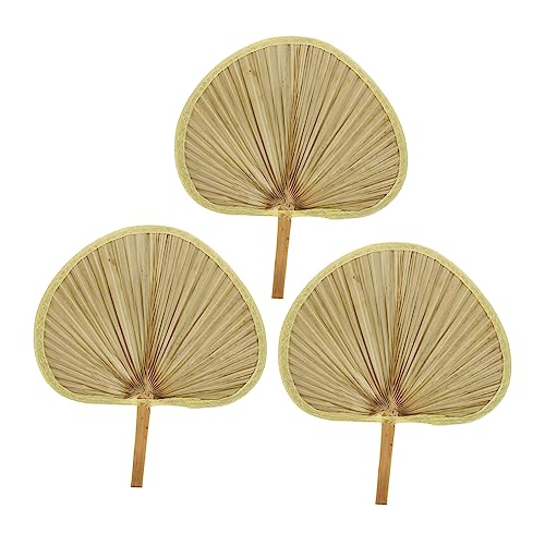 Anneome 3 Stück Teiliges Handgefertigter Natürlicher Fächer aus Bananenblatt Grün Leichter Tragbarer Sommerlüfter Dekorativer Wandfan für Zuhause und Outdoor Anneome 3 Stück Teiliges Handgefertigter Natürlicher Fächer aus Bananenblatt Grün Leichter Tragbarer Sommerlüfter Dekorativer Wandfan für Zuhause und Outdoor von Anneome