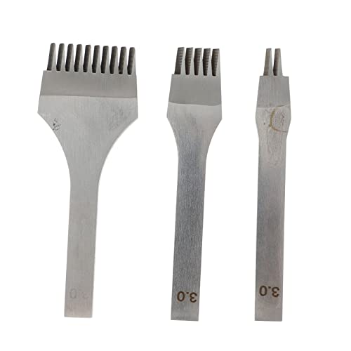 Anneome 3 Stück Teiliges Leder Lochstanzen Diy Prong Lacing Werkzeug für Lederhandwerk Präzise und Langlebig für Anfänger und Profis der Lederverarbeitung Anneome 3 Stück Teiliges Leder Lochstanzen Diy Prong Lacing Werkzeug für Lederhandwerk Präzise und Langlebig für Anfänger und Profis der Lederverarbeitung von Anneome