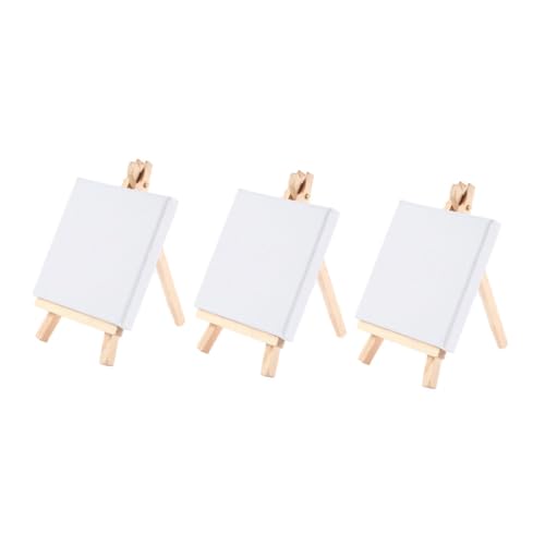 Anneome 3 Stück Teiliges Mini Haus Staffelei Set DIY Malrahmen für Kreative Dekoration für Kinderzimmer und Bastelprojekte und Detailgetreu Anneome 3 Stück Teiliges Mini Haus Staffelei Set DIY Malrahmen für Kreative Dekoration für Kinderzimmer und Bastelprojekte und Detailgetreu von Anneome