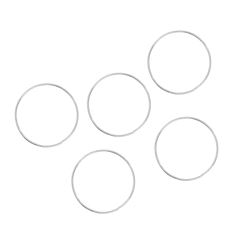 Anneome 3 Stücke Elektroplieren Silbereisenring Reifen Traum Herstellung Fänger Ö Metall Ring Silver von Anneome