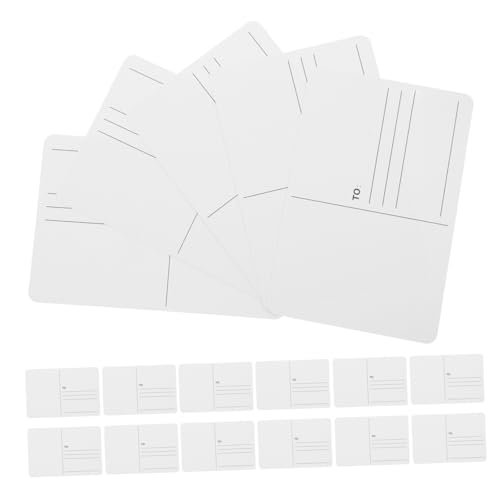 Anneome 30 Blatt Weiße Strukturierte Baumwoll Karten Blanko Aquarell Postkarten für DIY Grußkarten Hochzeits Einladungen Dankeskarten Vielseitige und Briefpapier Karten von Anneome