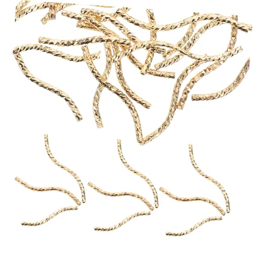 Anneome 30 Stück DIY Schmuckzubehör für Armbänder und Spacer Beads mit S Förmigem Design für Kreative Schmuckherstellung Anneome 30 Stück DIY Schmuckzubehör für Armbänder und Spacer Beads mit S Förmigem Design für Kreative Schmuckherstellung von Anneome