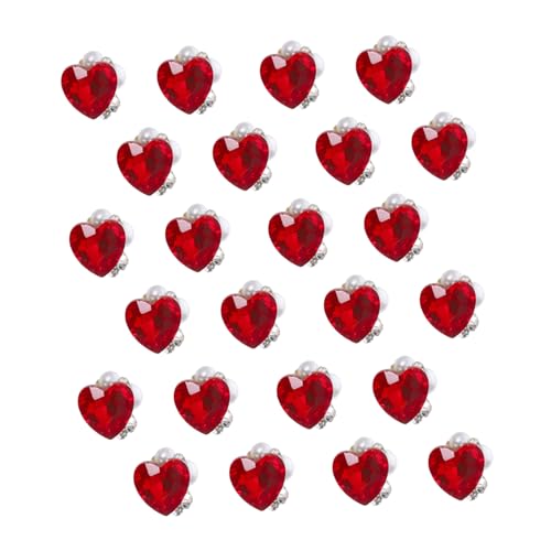 Anneome 30 Stück Nail Charms Rote Strasssteine für Nägel Funkelnde Rhinestones Nail Jewelry für Frauen DIY Maniküre Kreative Nageldekoration Langlebig Fester Sitz Anneome 30 Stück Nail Charms Rote Strasssteine für Nägel Funkelnde Rhinestones Nail Jewelry für Frauen DIY Maniküre Kreative Nageldekoration Langlebig Fester Sitz von Anneome