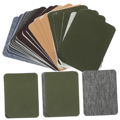 Anneome 30 Stück Patch Stoffflecken Flicken Für Kleidung Bestickt Kleiderflicken Flicken Nähen Aufnäher Für Jeans Zubehör Stickerei Aufnäher Nähen Aufnäher Für Kleidung Heißschmelzkleber von Anneome