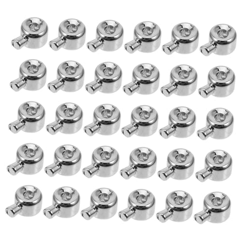 Anneome 30 Stück Teiliges Crimp Beads Weißgold Metall Quetschperlen für DIY Schmuckherstellung Vielseitige Perlen für Armbänder und Halsketten Leicht zu Fädeln Zubehör für Handgefertigten Anneome 30 Stück Teiliges Crimp Beads Weißgold Metall Quetschperlen für DIY Schmuckherstellung Vielseitige Perlen für Armbänder und Halsketten Leicht zu Fädeln Zubehör für Handgefertigten von Anneome