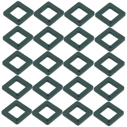 Anneome 30 Stück Teiliges Diy Ohrschmuck Zubehör Quadratische Hohl Ohranhänger Ohrringhaken und Teile für Kreative Schmuckgestaltung für Designs von Anneome