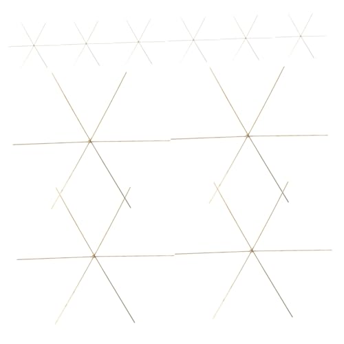 Anneome 30 Stück Teiliges Schneeflocken Flexibler Kupferdraht für DIY Schmuck und Weihnachtsanhänger Stabile Metallrahmen für Perlen und Bastelprojekte von Anneome