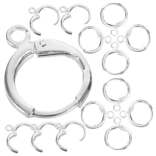 Anneome 30 Stück Teiliges Silberfarbene Ohrringhaken aus Metall für DIY Schmuckherstellung Langlebige Ohrhaken für Individuelle Ohrschmuckgestaltung Geeignet für Ohrringe Basteln und Anneome 30 Stück Teiliges Silberfarbene Ohrringhaken aus Metall für DIY Schmuckherstellung Langlebige Ohrhaken für Individuelle Ohrschmuckgestaltung Geeignet für Ohrringe Basteln und von Anneome