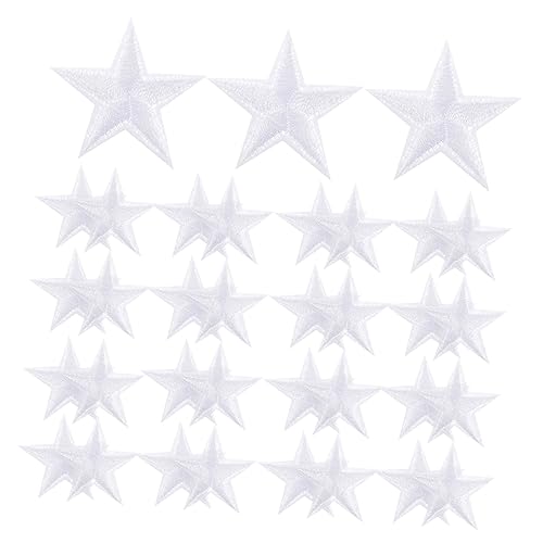 Anneome 30 Stück Teiliges Weißer Stern Aufnäher zum Aufbügeln Glitzerumrandet Flexible Stoffapplikation für Kleidung Rucksäcke Hüte Geeignet zum Reparieren und Dekorieren Anneome 30 Stück Teiliges Weißer Stern Aufnäher zum Aufbügeln Glitzerumrandet Flexible Stoffapplikation für Kleidung Rucksäcke Hüte Geeignet zum Reparieren und Dekorieren von Anneome
