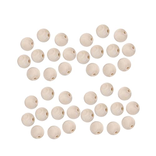 Anneome 300 Stück Bastelperlen selber machen Reize süße Perlen DIY Perlen für die Herstellung von Armbändern runden home decor wohnungseinrichtung gilbe einfache Holzperlen Hölzern Yellow von Anneome