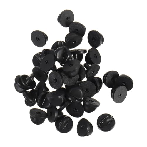 Anneome 300 Stück Gummi Pin Backings mit Sicherem Verschluss für Anstecknadeln Abzeichen und Broschen Vielseitige Bequeme Rückseitenclips für Uniformen Dekorationen und Täglichen Gebrauch von Anneome