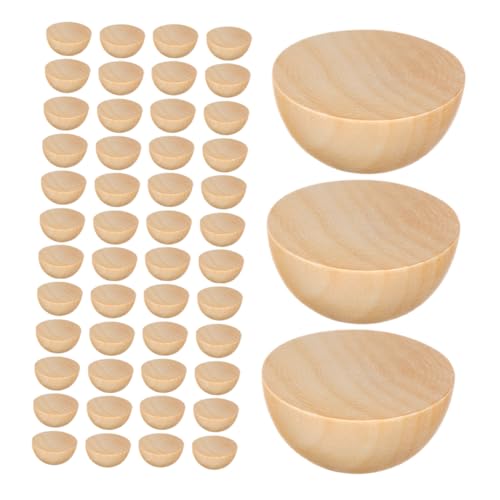 Anneome 300 Stück Halbrunde Holzperlen Unbehandelte Split Halbkugeln Natürliche Holzkugeln für DIY Bastelprojekte Handwerk Dekoration Anneome 300 Stück Halbrunde Holzperlen Unbehandelte Split Halbkugeln Natürliche Holzkugeln für DIY Bastelprojekte Handwerk Dekoration von Anneome