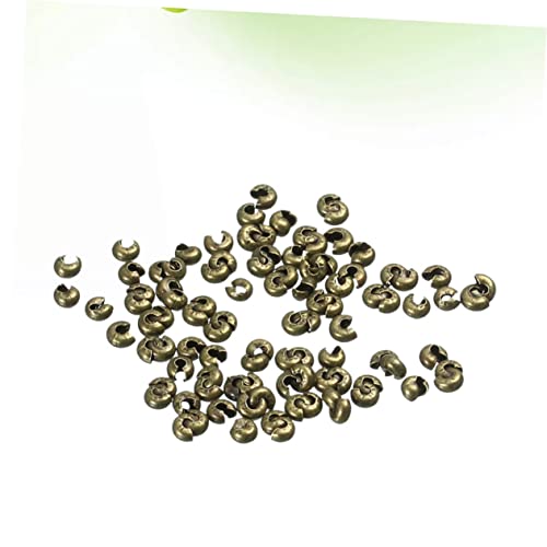 Anneome 300 Stück Lose Perlen positionieren Reiz Schüttgut Zubehör Perle Charme Spacer Basteln Schmuckperlen beads DIY Schmuck Abstandshalter Endkappen Flache Quetschperlen mit festem Rohr Anneome 300 Stück Lose Perlen positionieren Reiz Schüttgut Zubehör Perle Charme Spacer Basteln Schmuckperlen beads DIY Schmuck Abstandshalter Endkappen Flache Quetschperlen mit festem Rohr von Anneome