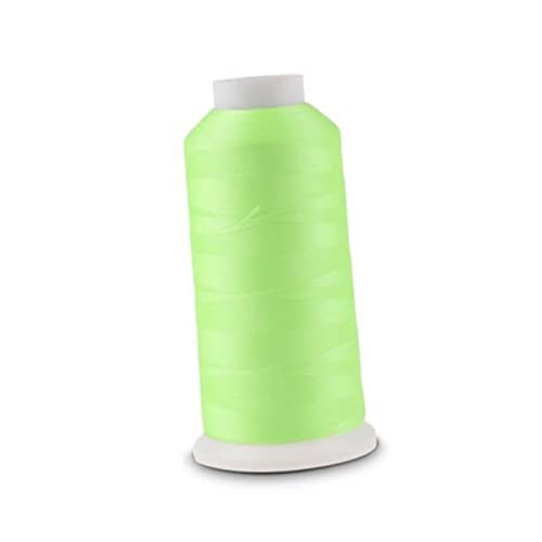 Anneome 3000 leuchtende Nähgarnspule Nähen grünes Stickgarn leuchtendes Stickgarn Nähgarn für Nähmaschine Faden leuchtdraht leuchtgarn Glow Nähgarn leuchtendes Nähgarn Nähfäden stricken von Anneome