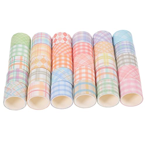 Anneome 30Rollen Washi Tape Dekorative Klebebänder für Scrapbooking Journaling und DIY Projekte Vielseitige Muster Leicht Ablösbar für und Bastelarbeiten von Anneome