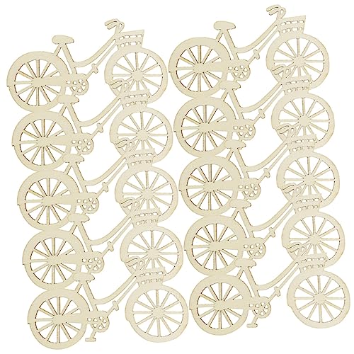 Anneome 30Stücke Holz Fahrrad Ornamente DIY Holzscheiben Für Geburtstagsdekoration Holzradverzierungen Für Bastelprojekte von Anneome
