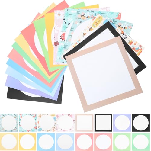 Anneome 32 Blatt Farbige Kartonpapier für Malen Dicke Runde Formen für Diy Projekte pro Farbe für Marker Buntstifte und Wachsmalstifte Anneome 32 Blatt Farbige Kartonpapier für Malen Dicke Runde Formen für Diy Projekte pro Farbe für Marker Buntstifte und Wachsmalstifte von Anneome