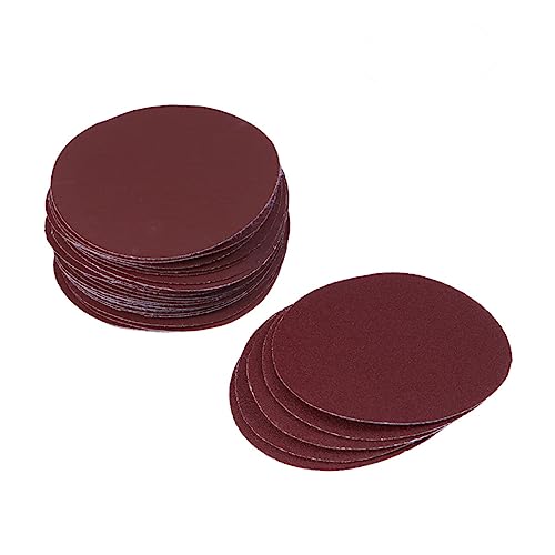 Anneome 35 1 Schleifpapierscheibe entgrater deburrfix slice schleifmittel polieren polituren sanding paper san disc rundes Schleifpapier Sandpapier selbstklebende Schleifscheiben rot von Anneome