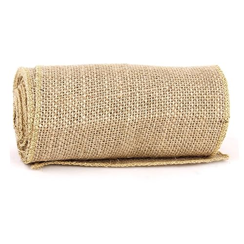 Anneome 3M Juteband mit Spitze für DIY und Hausdekoration Naturfarbenes Jute Band für Bastelarbeiten und Anneome 3M Juteband mit Spitze für DIY und Hausdekoration Naturfarbenes Jute Band für Bastelarbeiten und von Anneome