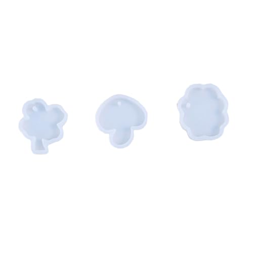 Anneome 3stücke Silikonform Anhänger Für Diy Schmuck Gießform Flexibel Und Wiederverwendbar Für Halsketten Und Schlüsselanhänger von Anneome