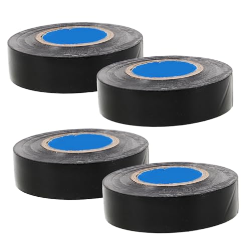 Anneome 4 Rollen Isolierband Lichtblockierendes Klebeband Flüssiges Isolierband Farben Von Isolierbändern Klebeband Für Elektrische Geräte Elektrisches Band Kabelbahn Möbelband Black Pvc von Anneome