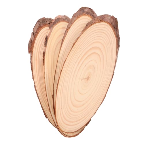 Anneome 4 STÜCKE Teiliges Ovale Holzscheiben mit Abgeschrägten Kanten Natürliche Rustikale Holzstücke zum Bemalen und Brennen für DIY bastelprojekte Hochzeitsdeko und Weihnachtsornamente Anneome 4 STÜCKE Teiliges Ovale Holzscheiben mit Abgeschrägten Kanten Natürliche Rustikale Holzstücke zum Bemalen und Brennen für DIY bastelprojekte Hochzeitsdeko und Weihnachtsornamente von Anneome