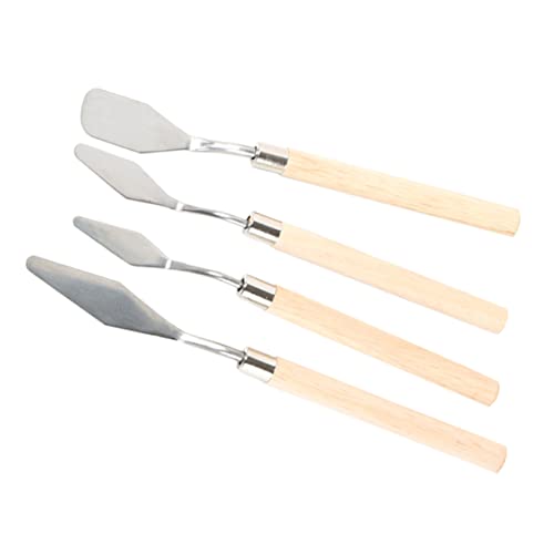 Anneome 4 Stück Dosierschaber spachtel spatel abstreicher sketchblock rakel Werkzeug Malmesser Lidschatten Schaber für Ölgemälde Zubehör für Kunstmalerei Palettenkratzer hölzern Beige Anneome 4 Stück Dosierschaber spachtel spatel abstreicher sketchblock rakel Werkzeug Malmesser Lidschatten Schaber für Ölgemälde Zubehör für Kunstmalerei Palettenkratzer hölzern Beige von Anneome