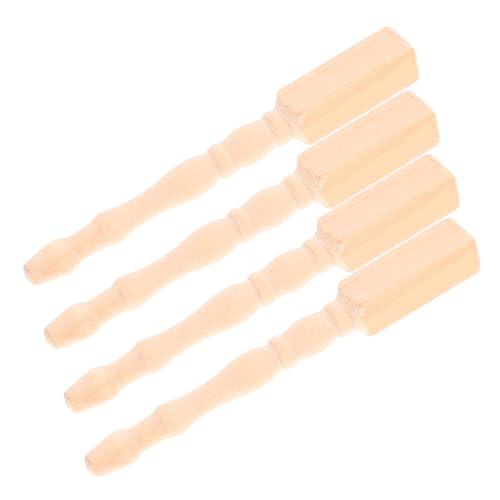 Anneome 4 Stück Maßstab Vielseitige und Stabile Möbelbeine für DIY Puppenhausmöbel und Mini schrankfüße Anneome 4 Stück Maßstab Vielseitige und Stabile Möbelbeine für DIY Puppenhausmöbel und Mini schrankfüße von Anneome