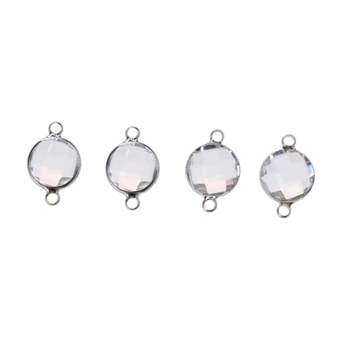 Anneome 4 Stück Multi Hole Kristall Geburtstagsstein Charms Anhänger für Diy Schmuckherstellung Schmuckverbindungen für Armbänder Zubehör Weiß Zufällige Farben Zufällige Anneome 4 Stück Multi Hole Kristall Geburtstagsstein Charms Anhänger für Diy Schmuckherstellung Schmuckverbindungen für Armbänder Zubehör Weiß Zufällige Farben Zufällige von Anneome
