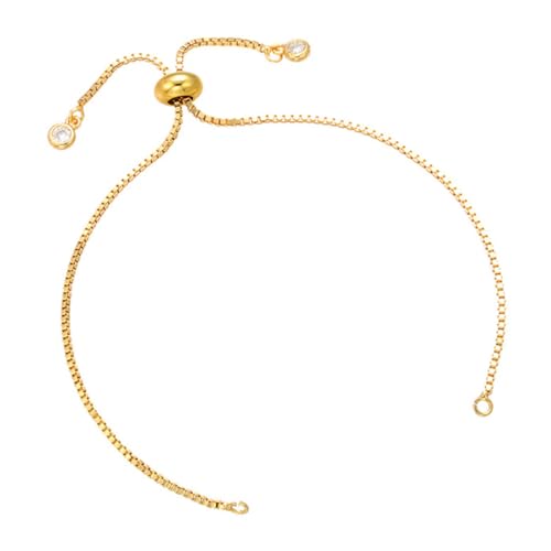 Anneome 4 Stück Schmuckzubehör Armband für Frauen Schieberarmband Armband-Kettenverlängerungen Lieferungen rosenkranz gold schmuckherstellung Halbfinanziert Armband Verstellbares Armband von Anneome
