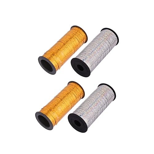 Anneome 4 Stück Teiliges Ballon Kabelbinder aus Kunststoff Yards Goldene und Silberne Farbige Geschenkband Dekoration Breit Glänzend für Party Hochzeits und Geschenkverpackung Anneome 4 Stück Teiliges Ballon Kabelbinder aus Kunststoff Yards Goldene und Silberne Farbige Geschenkband Dekoration Breit Glänzend für Party Hochzeits und Geschenkverpackung von Anneome
