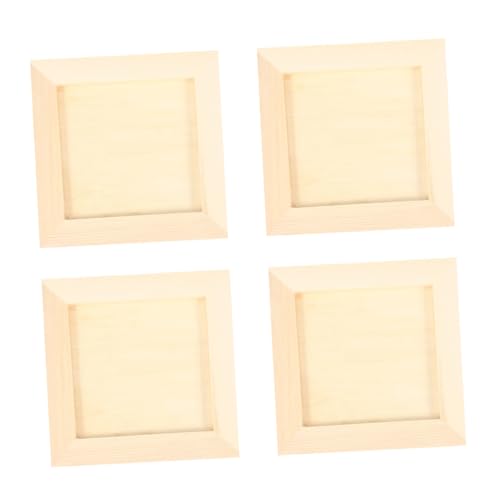 Anneome 4 Stück Teiliges Holz Bilderrahmen Stabile Rahmen Naturholz für DIY Bastelprojekte Geeignet für Wasserfarben Öl und Collagen Fördert Kreativität und Feinmotorik Anneome 4 Stück Teiliges Holz Bilderrahmen Stabile Rahmen Naturholz für DIY Bastelprojekte Geeignet für Wasserfarben Öl und Collagen Fördert Kreativität und Feinmotorik von Anneome