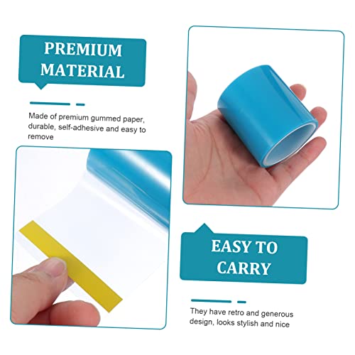 Anneome 4 Stück Teiliges Nahtloses Rückstandsfreies UV Klebeband für DIY Schmuckherstellung Epoxidharz und Metallrahmen Transparent Vielseitig für Bastelprojekte und Anhänger von Anneome