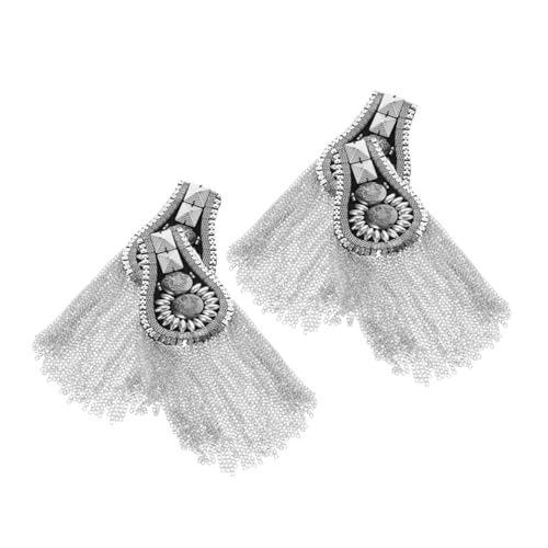 Anneome 4 Stück Teiliges Punk Stil Quasten Schulterklappen mit Nieten Dekorative Fransen Applikationen für Jacken und Kostüme Langlebige DIY Kleidungsschmuck Einfach Anzubringen Anneome 4 Stück Teiliges Punk Stil Quasten Schulterklappen mit Nieten Dekorative Fransen Applikationen für Jacken und Kostüme Langlebige DIY Kleidungsschmuck Einfach Anzubringen von Anneome