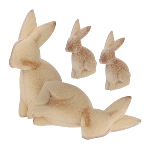 Anneome 4 Stück Unfertige Holz Hasen Dekoration Diy Malbare Kaninchen Figuren für Bastelprojekte für Familienaktivitäten für Partys und Kreative Dekoration Anneome 4 Stück Unfertige Holz Hasen Dekoration Diy Malbare Kaninchen Figuren für Bastelprojekte für Familienaktivitäten für Partys und Kreative Dekoration von Anneome