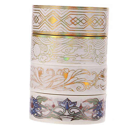 Anneome 4 Stück Washi Tape Set Teiliges Dekoratives Masking Tape für Diy Scrapbooking und Journaling mit Zufälligen Motiven Klebebänder für Studenten Anneome 4 Stück Washi Tape Set Teiliges Dekoratives Masking Tape für Diy Scrapbooking und Journaling mit Zufälligen Motiven Klebebänder für Studenten von Anneome
