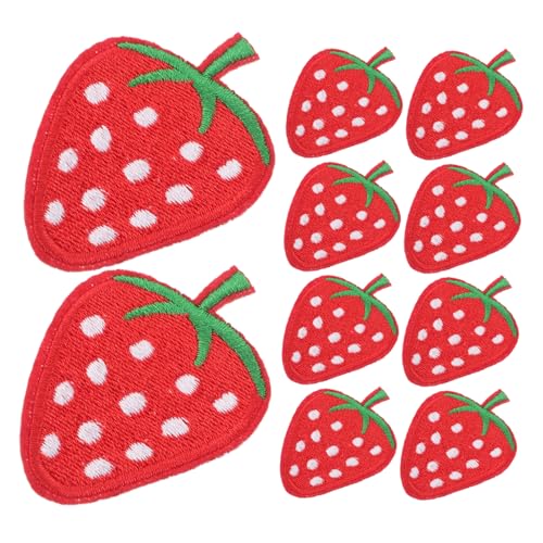 Anneome 40 Stück Erdbeer Aufnäher Stickerei Patches zum Aufbügeln und Aufnähen Flexible Anbringung für Kleidung Jacken Hüte Rucksäcke DIY Dekoration Anneome 40 Stück Erdbeer Aufnäher Stickerei Patches zum Aufbügeln und Aufnähen Flexible Anbringung für Kleidung Jacken Hüte Rucksäcke DIY Dekoration von Anneome