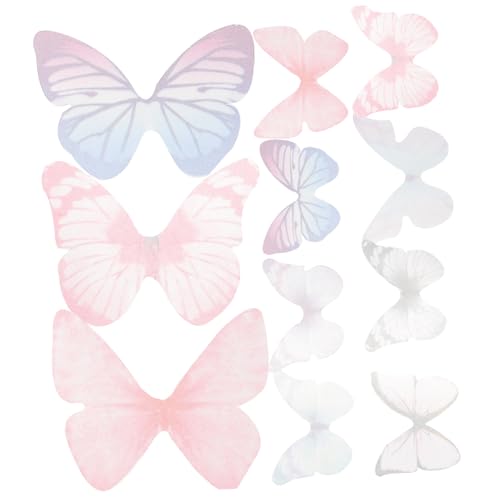 Anneome 40 Stück Teiliges Schmetterling Applikationen aus Organza Stoff Leichte Kleine Dekorationen für Kleidung Kopfschmuck und DIY Bastelprojekte Farbige Textile Schmetterlinge für Anneome 40 Stück Teiliges Schmetterling Applikationen aus Organza Stoff Leichte Kleine Dekorationen für Kleidung Kopfschmuck und DIY Bastelprojekte Farbige Textile Schmetterlinge für von Anneome