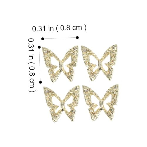 Anneome 40 Stück Teiliges Schmetterling Charms aus Legierung Hohl Design für Maniküre und DIY Nageldesign Leicht Auffällig Vielseitig für Nägel Handyhüllen Kleidung Geeignet für Frauen Anneome 40 Stück Teiliges Schmetterling Charms aus Legierung Hohl Design für Maniküre und DIY Nageldesign Leicht Auffällig Vielseitig für Nägel Handyhüllen Kleidung Geeignet für Frauen von Anneome