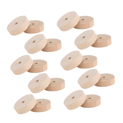 Anneome 40 Stück Unfertige Holzräder Robuste Vielseitige DIY Holzreifen für Spielzeugautos Bastelprojekte und Modellbau Naturbelassen zum Bemalen und Dekorieren Anneome 40 Stück Unfertige Holzräder Robuste Vielseitige DIY Holzreifen für Spielzeugautos Bastelprojekte und Modellbau Naturbelassen zum Bemalen und Dekorieren von Anneome