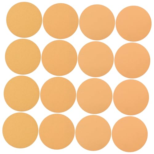 Anneome 40 Stück holzbearbeitung holztacker Metallschleifscheibe woodworkers Schleifen von Autolacken runden unterstützt Polieren Pads schleifpapier Sandpapier zum Basteln Schleifwerkzeug von Anneome
